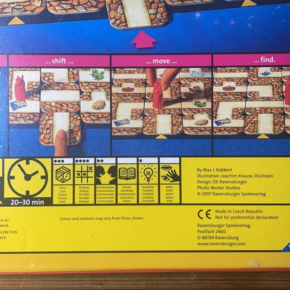 Vintage "The Amazing Labyrinth" Board Game By Ravensburger - New, Sealed. - Picture 7 of 7